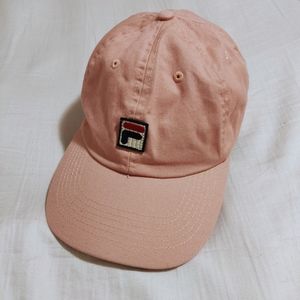 BRAND NEW! Pink FILA Cotton Baseball Dad Hat Cap